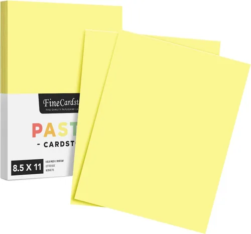 Miniatura 5 de Papel de cartulina azul pastel de 8.5 x 11 pulgadas, ideal para artes y manualidades, invitaciones de boda, tarjetas e impresión de papelería, papel