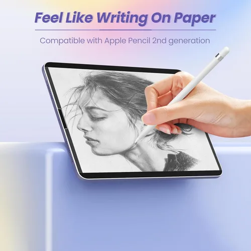 Miniatura 5 de MoKo Protector de pantalla magnético de papel para iPad Air de 5ª/4ª generación (2022/2020) / iPad Pro de 11 pulgadas (2022/2021/2020/2018)