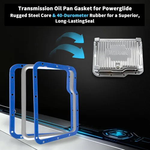 Miniatura 3 de 93100 - Transmisión de juntas para Powerglide - Compatible con Moroso 42000 y 42001 - No necesita sellador, diseño de acero y goma reutilizable