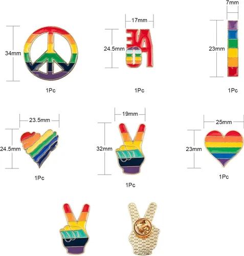 Miniatura 172 de Pandahall - Broches esmaltados de aleación con varios temas, broche de solapa, juego de pines esmaltados