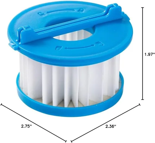 Miniatura 8 de Filtro de vacío Ryobi resistente al agua de repuesto A32F02, compatible con Ryobi 18V ONE+ aspiradora de mano húmeda y seca PCL702, vida útil