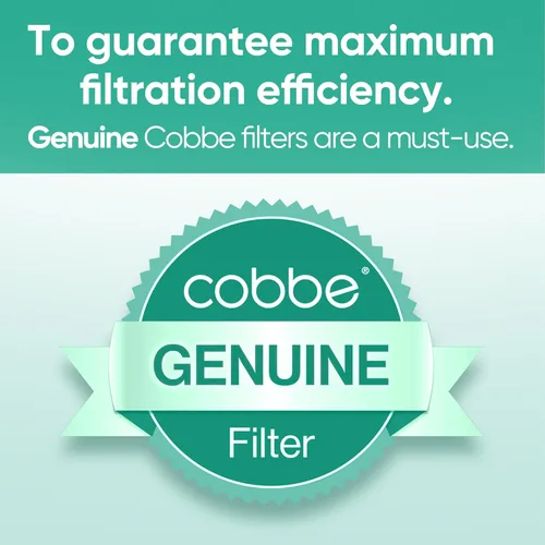 Miniatura 5 de Cobbe Paquete de 2 Filtros de Repuesto para Cabezales de Ducha Fijos - Filtros Suavizantes de Agua con Perlas para Agua Dura - Elimina el Cloro - 2