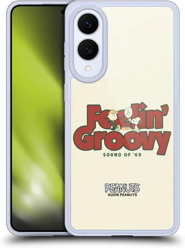 Miniatura 302 de Head Case Designs Funda de gel Woodstock 50th con licencia oficial de Peanuts Snoopy Guitar 1969 [protección de grado militar] compatible