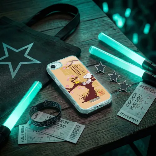 Miniatura 430 de Carcasa de gel para iPhone 7 Plus/iPhone 8 Plus, diseño de Snoopy Oriental de Peanuts, Badges