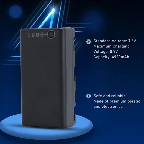 Miniatura 2 de Batería inteligente WB37, batería inteligente de 5200 mAh 7.6 V, FPV RC Drone Transmisor de repuesto de litio para CrystalSky para control remoto