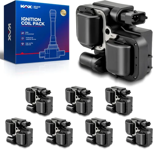 KAX Bobina de encendido 8 paquetes UF359 apto para Mercedes-Benz E320, SL500, C240, CLS500, ML320, CLK320, SLK320, ML350, S500, S430, E430, C280,