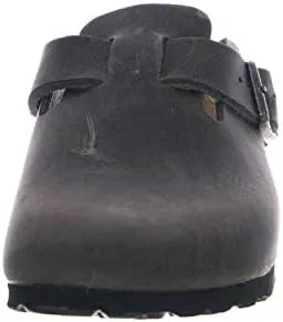 Miniatura 5 de Birkenstock Zuecos ''Boston'' de cuero en hierro 35.0 EU N, Iron