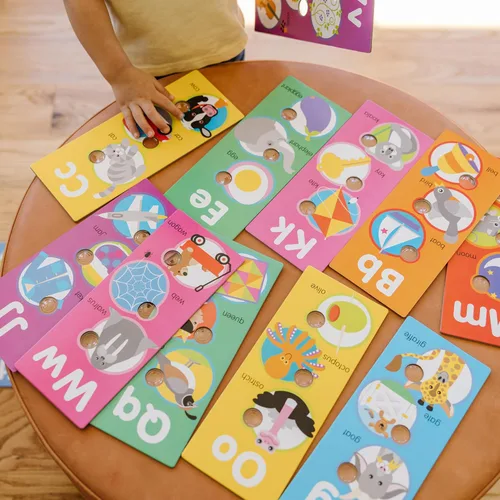 Miniatura 3 de Melissa & Doug Poke-A-Dot - Tarjetas jumbo de aprendizaje del alfabeto