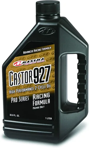 Maxima Racing Oils 23901-4PK Castor 927 Racing Aceite de Premezcla 2-Tiempos Botella de 1L, Paquete de 4