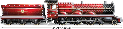 Miniatura 2 de Wrebbit3D Harry Potter - Rompecabezas 3D modelo de Hogwarts Express 460 piezas de rompecabezas Construye el icónico tren y viaje a través