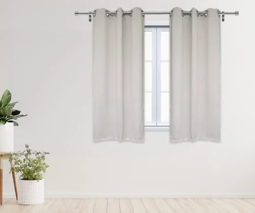 Miniatura 26 de YOUR CHAIR COVERS - Cortinas opacas de poliéster con ojales - (negro 52 x 63 pulgadas - juego de 2) - para oscurecer la habitación, dormitorio, sala