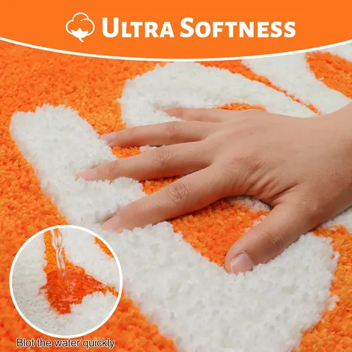 Miniatura 3 de Alfombra de baño con texto en inglés "You Look Good", alfombra larga para baño, divertida decoración de baño para bañera, dormitorio y ducha, 20 x