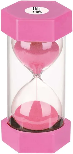 Miniatura 36 de SuLiao Temporizador de Arena de 30 Minutos: Reloj de Arena de Plástico de 30 Minutos, Extra Azul, Reloj de Arena Unificado, Temporizador de Arena