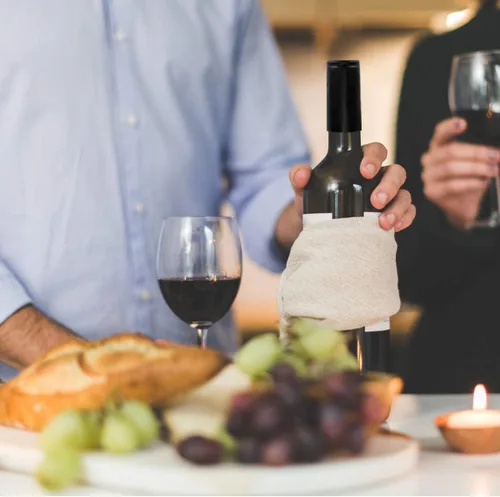 Miniatura 3 de TOYANDONA Paquete de 100 películas termocontraíbles para botellas de vino, envolturas de sello de PVC negro con pestaña de extracción