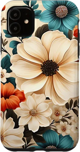 Miniatura 5 de Funda para iPhone 13 Pro Mixed Flower Bouquet Floral Pattern Wildflowers