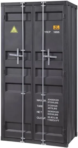 Miniatura 4 de Acme Armario de carga (puerta doble) en Gunmetal