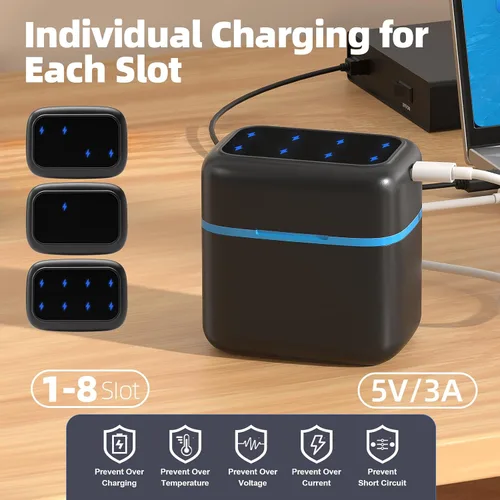 Miniatura 3 de Batería recargable AA, batería de litio de 1.5V 3600mAh, paquete de 2