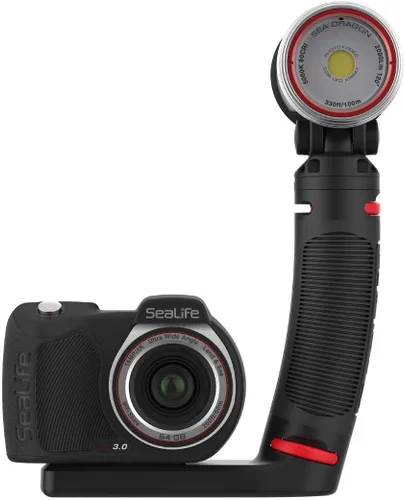 Sealife Micro 3.0 Explorer - Juego de regalo de cámara subacuática de edición limitada para fotografía y video, fácil instalación, incluye luz de
