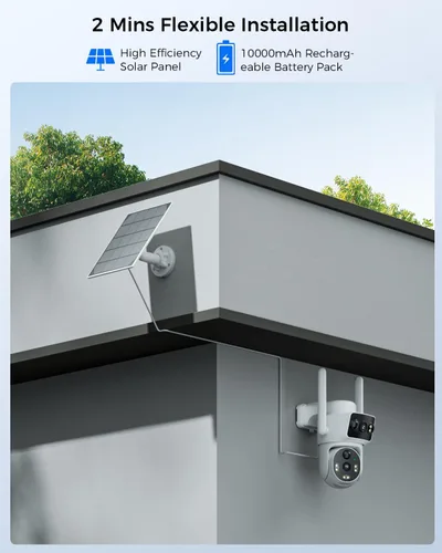 Miniatura 8 de Cámara de seguridad solar de doble lente