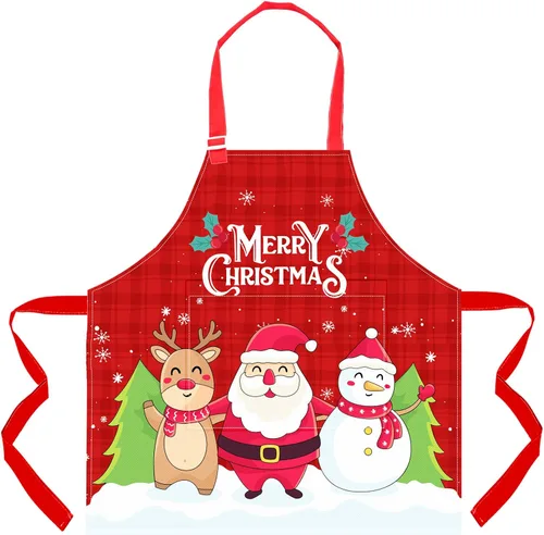 Fiodrimy Delantales para niños, delantal artístico para niñas, niños, delantal de pintura con bolsillos ajustables para cocinar, hornear y cocinar