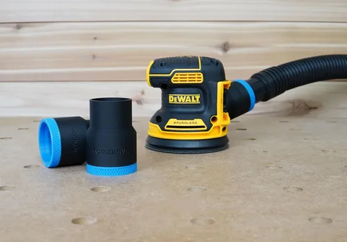 Miniatura 8 de ToolCurve Adaptador de manguera compatible con lijadora Dewalt para manguera Festool de 1.063 in
