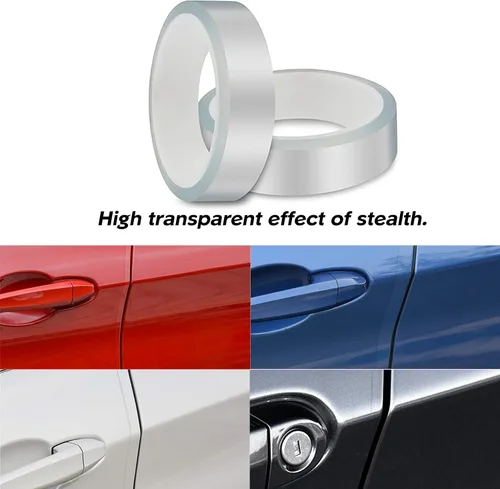 Miniatura 7 de ToLanbbt Protector Invisible para Borde de Puerta de Automóvil, Protectores de Umbral de Puerta Automotriz Anti-Rayones, Cinta Adhesiva Impermeable