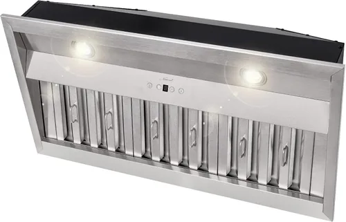 Miniatura 12 de Akicon Inserto para campana extractora de 30 pulgadas, 600 CFM, inserto de conducto de acero inoxidable ultra silencioso, campana de ventilación