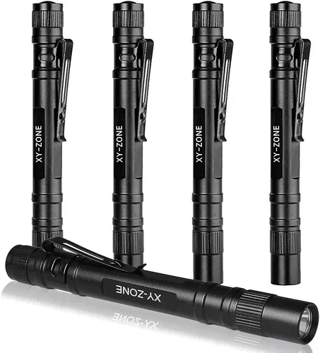 Miniatura 9 de Linternas LED ultra delgadas XP-1 XPE-R3 1000LM Mini Clip Lámpara Penlight antorcha alimentada por 1 x AAA 5pcs (batería no incluida)