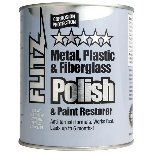 Miniatura 11 de Flitz Pasta de esmalte de metal, 1.76 onzas, hecha en Estados Unidos, para cromo sólido, acero inoxidable y aluminio, no abrasiva para oxidación