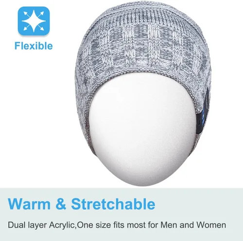 Miniatura 81 de Rotibox - Gorro inalámbrico con Bluetooth para deportes al aire libre, regalo de Navidad.