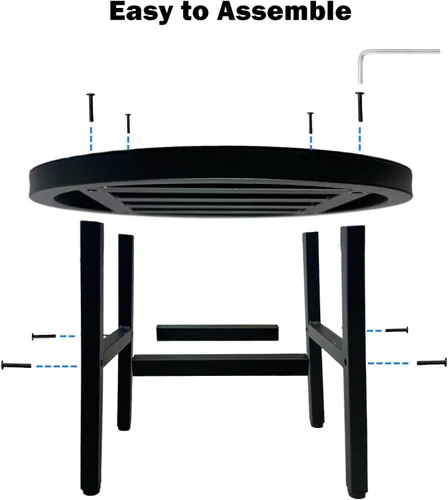 Miniatura 8 de Soporte para plantas para interiores y exteriores, soporte de metal de 13 pulgadas de alto, soportes de pedestal de hierro forjado resistentes