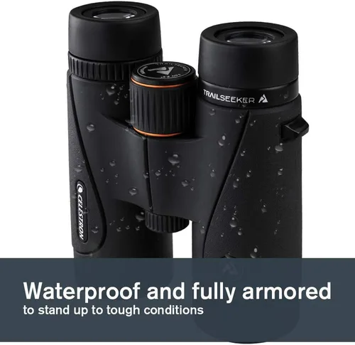 Miniatura 4 de Celestron 71400 Binoculares para rastrear, color verde militar.