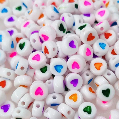 Miniatura 14 de 200 cuentas redondas doradas de letras del alfabeto acrílico de 0.157 x 0.276 pulgadas de la A a la Z, cuentas de plástico mixtas sueltas para hacer