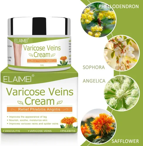 Miniatura 3 de Crema para venas varicosas para piernas – Mejora la circulación sanguínea, reduce las venas de araña y la pesadez, alivia la flebitis venas Trata