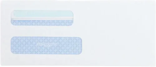 Miniatura 6 de Quality Park Sobres de seguridad #8 5/8, ventana doble, sobres autosellables para facturas/extracciones, 3-5/8 pulgadas x 8-5/8 pulgadas, 24 libras
