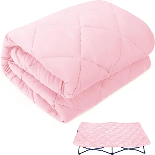Miniatura 6 de Sábana para Regalo My Cuna Cama portátil para niños pequeños, cuna de viaje (solo sábana, cama no incluida), funda acolchada suave, gris, 54x28