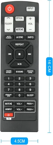 Miniatura 3 de AKB73575402 Reemplazo de control remoto para LG Sound Bar NB2420A NB2520A NB2530A NB3520A NB3530A NB3730A NB3531A NB3532A S33A1-D Sistema de barra