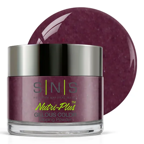 Miniatura 14 de SNS Polvo de inmersión de uñas, polvo de inmersión de color geloso - Acai Bowl (negro) - Color de uñas de larga duración dura 14 días - Bajo olor