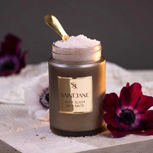 Miniatura 3 de SAINT JANE - Sales de baño para dormir profundo con magnesio + péptidos Cuidado de la piel lujoso, con infusión floral y limpia