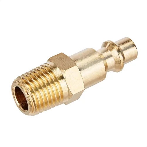 Miniatura 3 de Amazon Basics Kit de acoplador y enchufe de aire de latón de conexión rápida, accesorios NPT de 1/4 pulgadas, accesorios para compresor de aire, 14