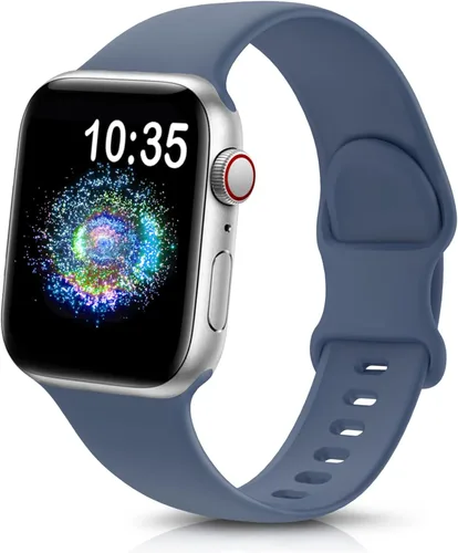Miniatura 23 de TreasureMax - Correa deportiva compatible con Apple Watch de 38, 40, 41, 42, 44, 45, 46 y 49 mm, correa de silicona suave compatible con Apple Watch