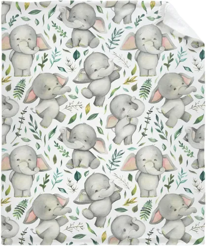 Miniatura 15 de Manta de elefante con globos, manta de franela súper suave y ligera para niños, adultos, adecuada para sofá, cama, campamento, viajes, todas