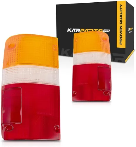Compatible con Toyota Pickup 2/4WD 1989-1995 Par de lentes de luz trasera para lado del conductor y del pasajero, TO2808101, TO2809101 | 81561-89166