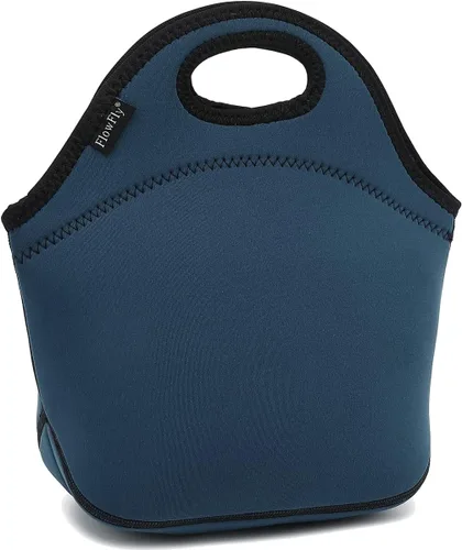 Miniatura 20 de FlowFly Lonchera de neopreno para niños, bolsa suave aislada, mini bolsa térmica para comidas, kit para niños, niñas, hombres, mujeres, escuela