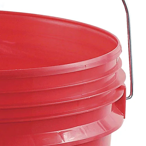 Miniatura 4 de AFF Cubo resistente de 5 galones con tapa, rojo, 1 paquete, AFFBUCKET