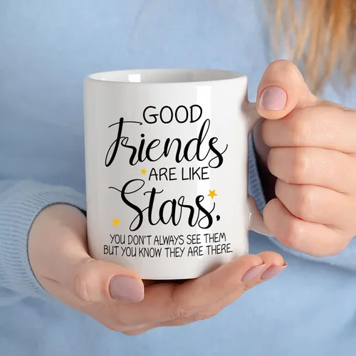 Miniatura 3 de Taza de café personalizada de la amistad para mejor amiga, regalo de taza del día de Galentine, regalo de taza de Navidad, taza de café