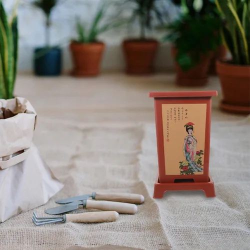 Miniatura 6 de Happyyami 4 juegos de macetas de orquídeas grandes macetas de cerámica para cactus maceta decorativa para suculentas, maceta redonda grande