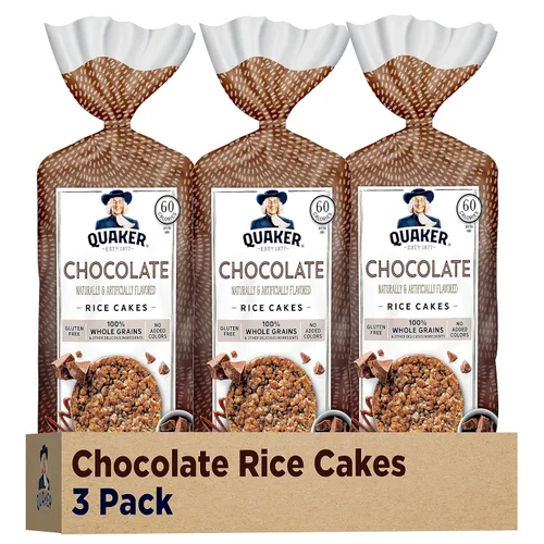 Miniatura 14 de Pasteles de Arroz Grandes Quaker, Cheddar Blanco, 5.5 Oz, Paquete de 3