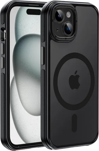 Miniatura 25 de Funda magnética fuerte para iPhone 12 Pro Max [Protección de grado militar de 10 pies] Compatible con MagSafe, funda protectora a prueba de golpes