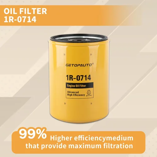 Miniatura 2 de GETOPAUTO 1R-0714 Filtro de aceite para Caterpillar CAT 307C 306 308C 308D 305.5 4M40 E200B retroexcavadora 446B 446D 1R0714 8T6307 9Y0858 9N-6007